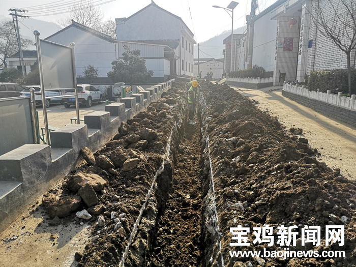 寶雞渭濱區(qū)：大灣鋪村污水管網(wǎng)改造 實現(xiàn)村民開辦農(nóng)家樂的夢